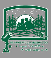 Starviewing in Ironwood T-shirt